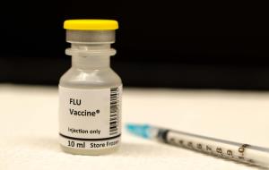 Flu Vaccine and syringe
